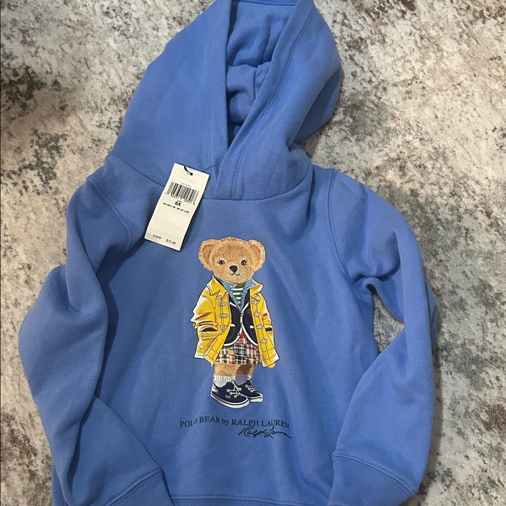 Polo by Ralph Lauren Girl’s Bear Hoodie